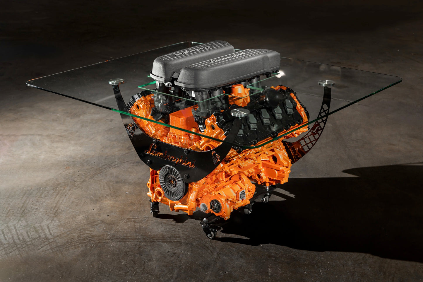 Lamborghini Huracan V10 Engine Coffee Table