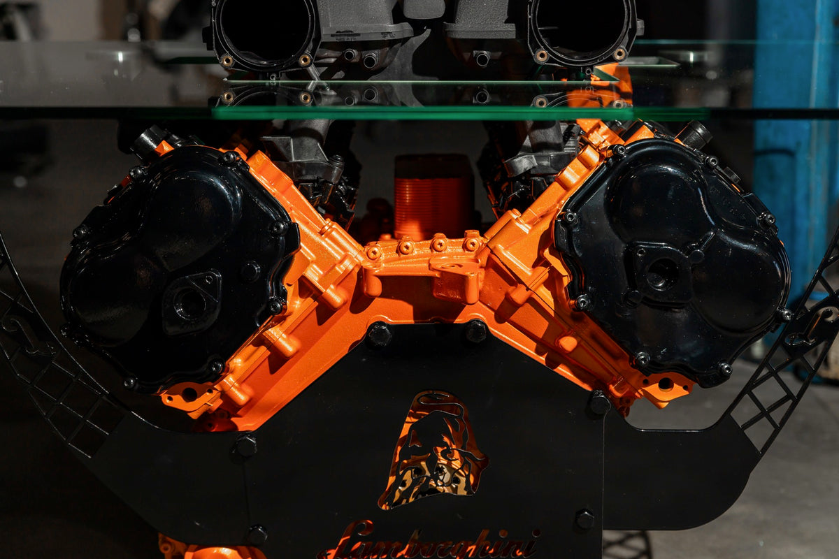 Lamborghini Huracan V10 Engine Coffee Table