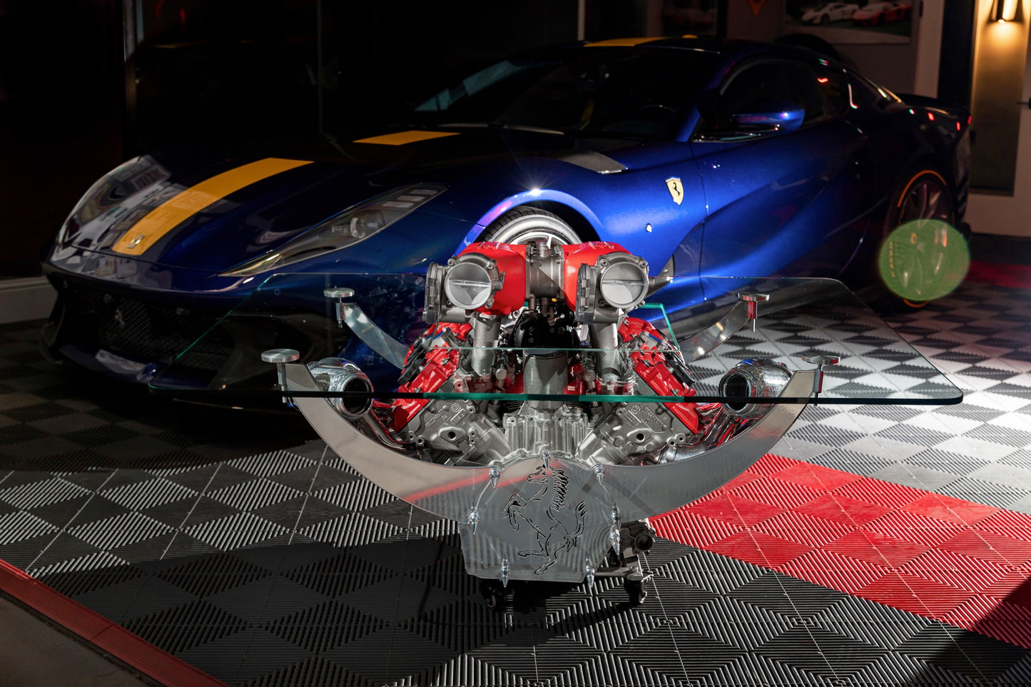 Ferrari 458 Engine Coffee Table