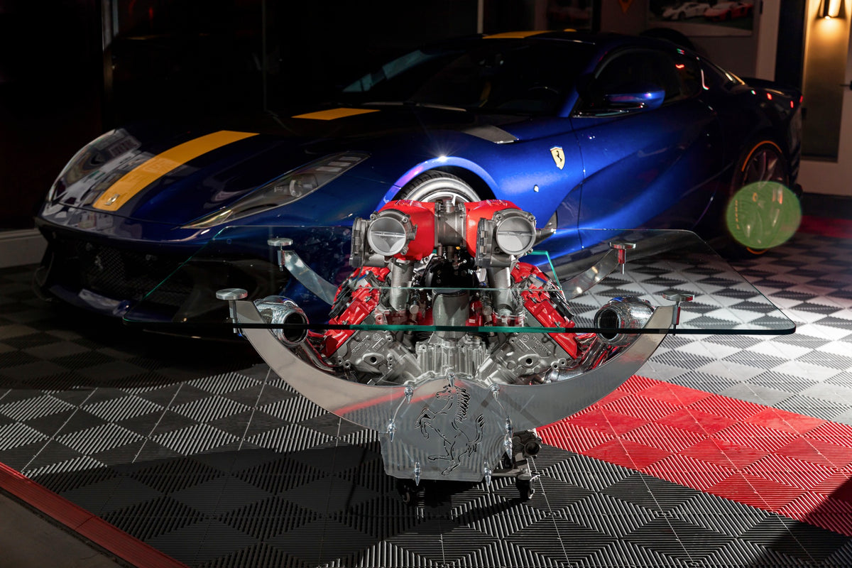 Ferrari 458 Engine Coffee Table