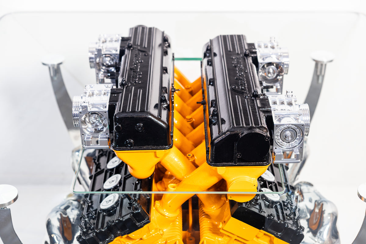 Lamborghini Murcielago V12 Engine Coffee Table